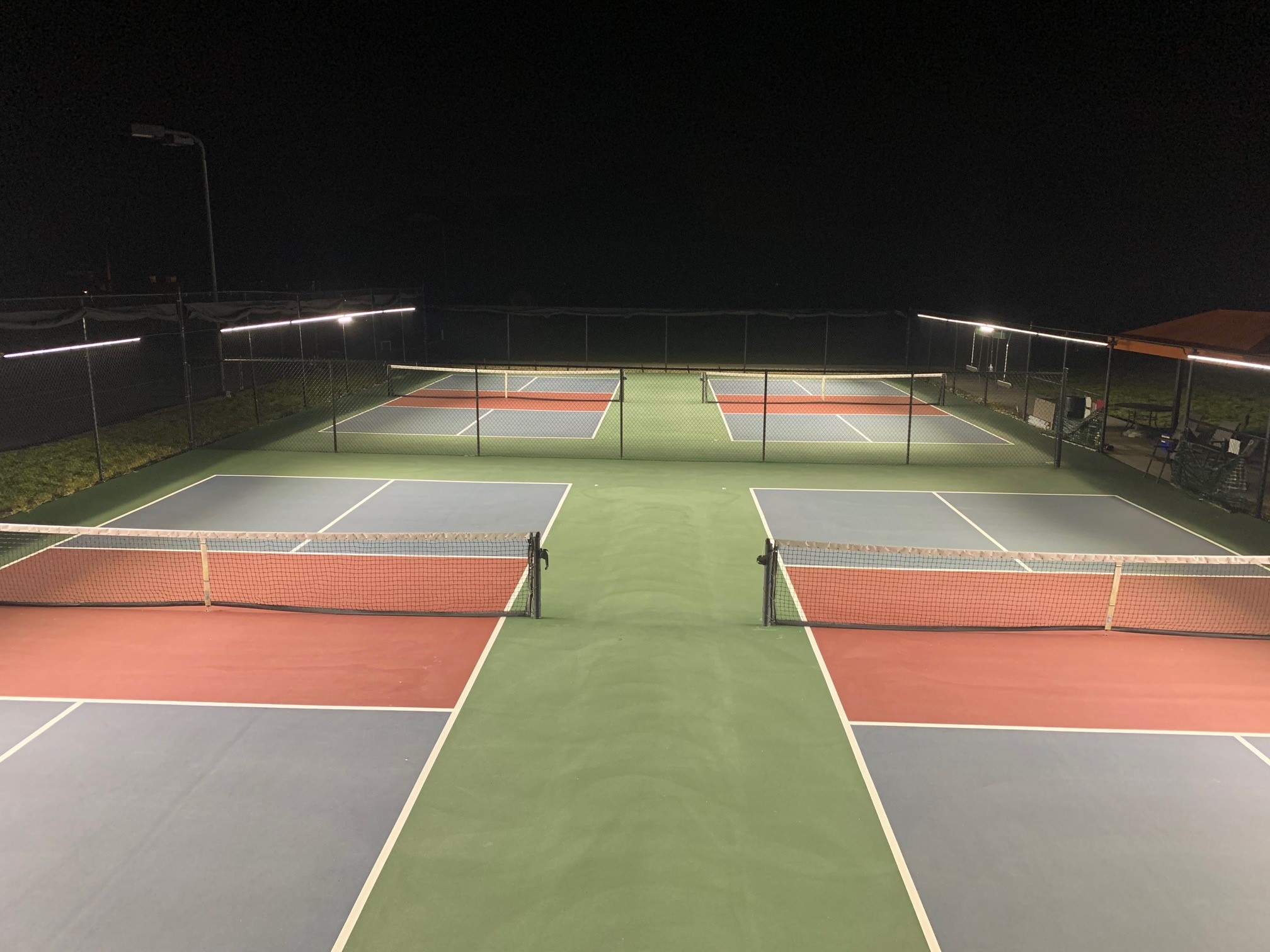 Lighting System Installation services in Dallas TX - professional court construction